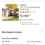 Out Door Sheds – Model 60075 Outdoor Storage Shed with Free U.S. Shipping