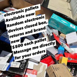 Mix Electronic Pallet – Bulk Lot of High‑Quality Mixed Electronic Devices for Resale