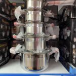 Cooking Steamer Pot – multi-tier stainless steel steamer with tempered glass lid