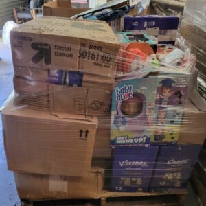 Mixed merchandise liquidation pallets – bulk inventory with free shipping