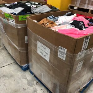 Kids Wholesale Clothing Liquidation – Bulk Lot of Assorted Children’s Apparel in Liquidation Pallets with Free U.S. Shipping