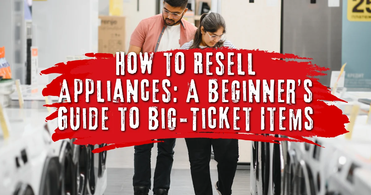 How to resell Appliances